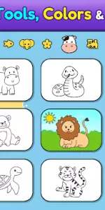 Coloring games for kids app screenshot 18