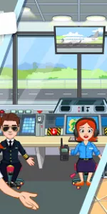 My Town Airport games for kids app screenshot 12