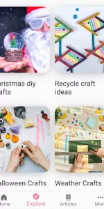 DIY School Crafts Ideas app screenshot 1