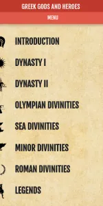 Greek Gods and Heroes app screenshot 2