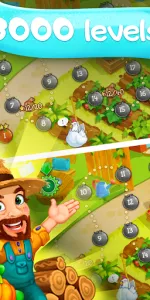 Funny Farm match 3 Puzzle game app screenshot 7