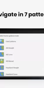 FieldBee tractor navigation app screenshot 8