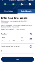 SSA Mobile Wage Reporting app screenshot 6