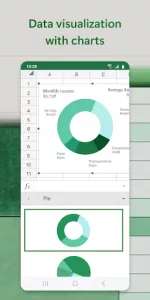 Microsoft Excel app screenshot 3