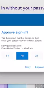 Microsoft Authenticator app screenshot 17