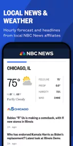 NBC News app screenshot 2