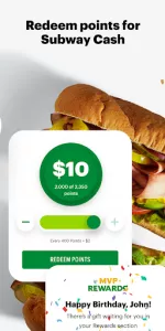 Subway® app screenshot 4