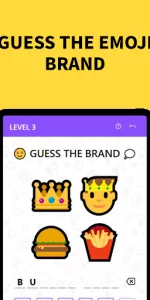 Guess the Brand by Emojis Quiz app screenshot 11