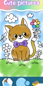 Drawing Princess Coloring Game app screenshot 3