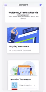 PinoySG Badminton Club app screenshot 1