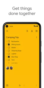 Google Keep  app screenshot 2