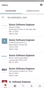 Dice Tech Careers app screenshot 3