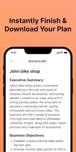 Bizplanr app screenshot 4