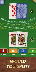 Blackjack app screenshot 11