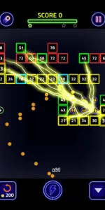 Brick Breaker Glow app screenshot 3