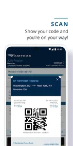 Amtrak app screenshot 5