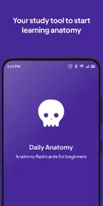 Daily Anatomy Flashcards app screenshot 1