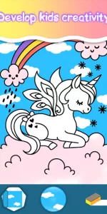Drawing Princess Coloring Game app screenshot 10