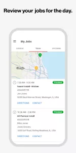 Field Service Dispatch app screenshot 1