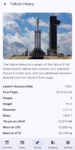 SpaceX  app screenshot 5
