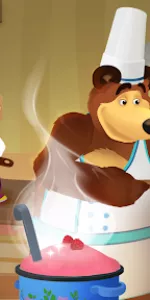 Masha and the Bear Kitchen app screenshot 1