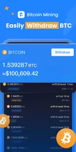 Bitcoin mining  app screenshot 4