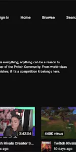 Twitch app screenshot 16