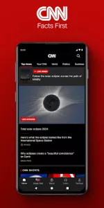 CNN app screenshot 1