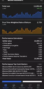 Portfolio Performance app screenshot 3