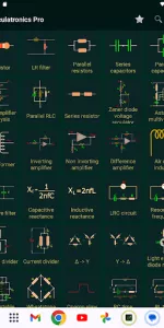 Electronics circuit calculator app screenshot 9