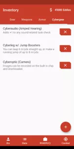 Cyberpunk Red Companion app screenshot 14