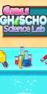 Girls High School Science Lab app screenshot 15