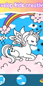 Drawing Princess Coloring Game app screenshot 18