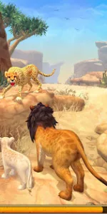 Lion Family Sim Online  app screenshot 21