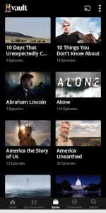 HISTORY Vault app screenshot 4