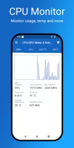 CPU/GPU Meter & Notification app screenshot 1