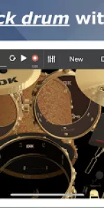 DrumKnee 3D Drums  app screenshot 1