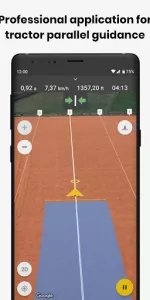 FieldBee tractor navigation app screenshot 1