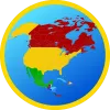 Map of North America app icon