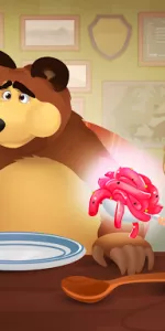 Masha and the Bear Kitchen app screenshot 13