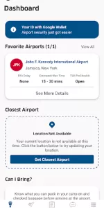 MyTSA app screenshot 1