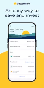 Betterment Invest & Save Money app screenshot 1