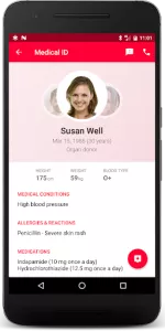 Medical ID app screenshot 3