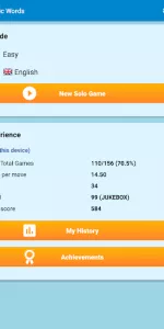 Classic Words Solo app screenshot 19