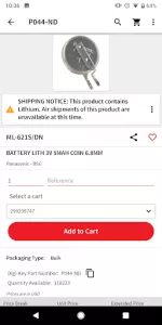 DigiKey app screenshot 5