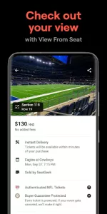 SeatGeek  app screenshot 3