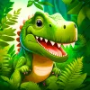 Kids dinosaur games for baby app icon