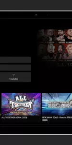 NJPW WORLD app screenshot 12