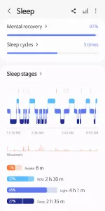 Samsung Health app screenshot 3