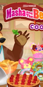 Masha and the Bear Kitchen app screenshot 10